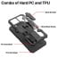 Vaku ® Vivo V23 5G Vanguard Military Grade Armor Case with Metal Belt Clip Kickstand Back Cover