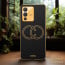 Vaku ® Vivo V23 5G Skylar Leather Pattern Gold Electroplated Soft TPU Back Cover