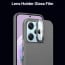 Vaku ® Xiaomi Redmi Note 12 5G Rime Frosted Translucent Camera Protector Case with Built-in Stash Stand Back Cover