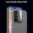 Vaku ® Samsung Galaxy A54 5G Rime Frosted Translucent Camera Protector Case with Built-in Stash Stand Back Cover