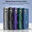 eller santé ® Apple iPhone 16 Plus Ariston Kickmag Cover with Magnetic Alloy Ring Metal Kickstand Camera Protector Shockproof Back Cover