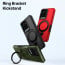 Vaku ® Vivo Y21T Astor Military Grade Armor Protective Case with Ring Bracket Kickstand Back cover