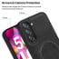 Vaku ® Samsung Galaxy F15 5G Maxtron Leather Stitched Magnetic Magsafe Non-Slip Grip Shockproof Back Cover