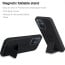 Vaku ® Vivo T1 5G Harbor Grip Multi-Functional Magnetic Vertical & Horizontal Stand Case TPU Back Cover