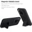 Vaku ® Vivo V25 Harbor Grip Multi-Functional Magnetic Vertical & Horizontal Stand Case TPU Back Cover