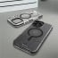 Vaku Luxos ® Apple iPhone 16 Pro Max Vortex Magpro Gel Cushion Slim Fit Shockproof Certified Mag-Safe Crystal Clear Camera Metal Ring Back Cover