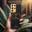 Vaku ® Samsung Galaxy S21 Ultra Skylar Leather Pattern Gold Electroplated Soft TPU Back Cover