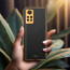 Vaku ® Redmi Note 11 Pro Plus 5G Luxemberg Series Leather Stitched Gold Electroplated Soft TPU Back Cover