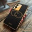 Vaku ® Vivo V25 Pro Skylar Leather Pattern Gold Electroplated Soft TPU Back Cover