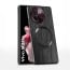 Vaku ® Vivo V30e 5G Diamond Plume Pattern Magnetic Magsafe Matte Soft-Touch Texture Back Cover