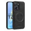 Vaku ® Vivo T2x 5G Maxtron Leather Stitched Magnetic Magsafe Non-Slip Grip Shockproof Back Cover