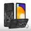 Vaku ® Samsung Galaxy A73 5G Aegis Armor Slide Camera Protection Magnetic Ring Holder Kickstand Back Cover