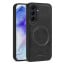 Vaku ® Samsung Galaxy A35 5G Maxtron Leather Stitched Magnetic Magsafe Non-Slip Grip Shockproof Back Cover