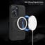 Vaku ® Vivo T2x 5G Maxtron Leather Stitched Magnetic Magsafe Non-Slip Grip Shockproof Back Cover