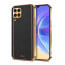Vaku ® Samsung Galaxy M53 5G Luxemberg Series Leather Stitched Gold Electroplated Soft TPU Back Cover