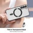 Vaku ® Samsung Galaxy S22 Plus Luxury Electroplated Magnetic Magsafe Camera Protection TPU Back Cover Case