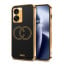 Vaku ® OnePlus Nord 2T Skylar Leather Pattern Gold Electroplated Soft TPU Back Cover