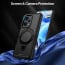 Vaku ® Xiaomi Redmi Note 12 Pro Astor Military Grade Armor Protective Case with Ring Bracket Kickstand Back cover