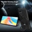 Vaku ® Oppo A58 Astor Military Grade Armor Protective Case with Ring Bracket Kickstand Back cover