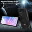 Vaku ® Oppo A78 5G Astor Military Grade Armor Protective Case with Ring Bracket Kickstand Back cover