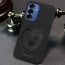 Vaku ® Samsung Galaxy S25 Plus Lion Embossed Luxury Designer Leather Protective Back Cover