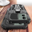 Vaku ® Vivo Y17s Vanguard Military Grade Armor Case with Metal Belt Clip Kickstand Back Cover