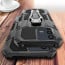 Vaku ® Vivo V23 5G Vanguard Military Grade Armor Case with Metal Belt Clip Kickstand Back Cover