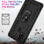 Vaku ® Samsung Galaxy F41 Hawk Ring Shock Proof Cover with Inbuilt Kickstand