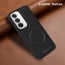 Vaku ® Oppo Reno12 Pro Maxtron Leather Stitched Magnetic Magsafe Non-Slip Grip Shockproof Back Cover