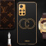 Vaku ® Redmi Note 11T 5G Skylar Leather Pattern Gold Electroplated Soft TPU Back Cover