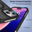 eller santé ® Apple iPhone 16 Pro Max Ariston Kickmag Cover with Magnetic Alloy Ring Metal Kickstand Camera Protector Shockproof Back Cover