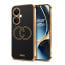 Vaku ® OnePlus Nord CE 3 5G Skylar Leather Pattern Gold Electroplated Soft TPU Back Cover