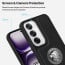 Vaku ® Oppo Reno12 Pro Regal Shield Metal Lion Engraved Leather Protective Back Cover