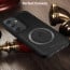 Vaku ® Samsung Galaxy A54 5G Astrid Luxury PU Leather Electroplated Magnetic Magsafe Shockproof Bumper Protective Back Cover