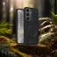Vaku ® Samsung Galaxy S24 Maxtron Leather Stitched Magnetic Magsafe Non-Slip Grip Shockproof Back Cover