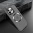Vaku ® Apple iPhone 14 Pro Rime Frosted Magnetic Magpro Translucent Camera Protector Case with Built-in Stash Stand Back Cover