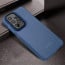 Vaku ® Samsung Galaxy A73 5G Rime Frosted Translucent Camera Protector Case with Built-in Stash Stand Back Cover