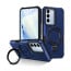 Vaku ® Vivo V27 5G Astor Military Grade Armor Protective Case with Ring Bracket Kickstand Back cover