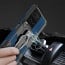 Vaku ® Vivo Y21 Vanguard Military Grade Armor Case with Metal Belt Clip Kickstand Back Cover