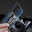 Vaku ® Samsung Galaxy S24 Ultra Vanguard Military Grade Armor Case with Metal Belt Clip Kickstand Back Cover