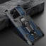 Vaku ® Vivo V25e Vanguard Military Grade Armor Case with Metal Belt Clip Kickstand Back Cover