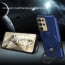 Vaku ® Samsung Galaxy S24 Ultra Astor Military Grade Armor Protective Case with Ring Bracket Kickstand Back cover