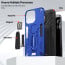Vaku ® Vivo V27 5G Valor Military Grade Armor Case with Built-in Kickstand Shockproof Back Cover