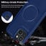 Vaku ® Apple iPhone 15 Maxtron Leather Stitched Magnetic Magsafe Non-Slip Grip Shockproof Back Cover
