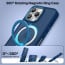 eller santé ® Apple iPhone 16 Pro Max Ariston Kickmag Cover with Magnetic Alloy Ring Metal Kickstand Camera Protector Shockproof Back Cover