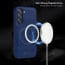 Vaku ® Samsung Galaxy F15 5G Maxtron Leather Stitched Magnetic Magsafe Non-Slip Grip Shockproof Back Cover