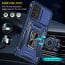 Vaku ® Samsung Galaxy A73 5G Aegis Armor Slide Camera Protection Magnetic Ring Holder Kickstand Back Cover