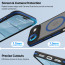 Vaku Luxos ® Apple iPhone 17 Air Avlon Magpro Translucent Scratch Resistant Military-Grade Case With Metal Camera Ring Shockproof Protective Back Cover