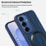 Vaku ® Samsung Galaxy S25 Plus Diamond Plume Pattern Magnetic Magsafe Matte Soft-Touch Texture Back Cover
