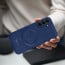 Vaku ® Samsung Galaxy A35 5G Maxtron Leather Stitched Magnetic Magsafe Non-Slip Grip Shockproof Back Cover